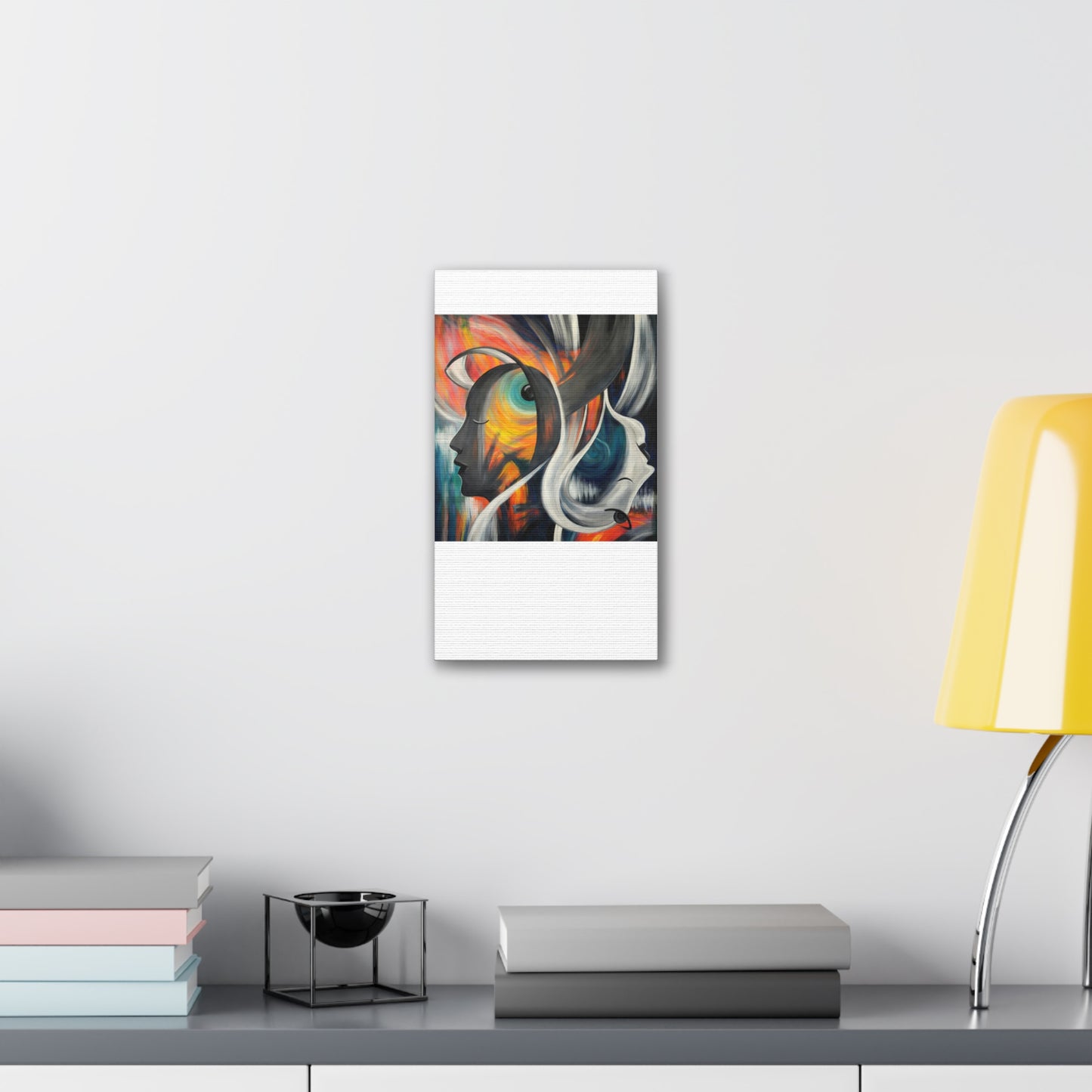 Abstract Expression Portrait Canvas | Eco-Limited