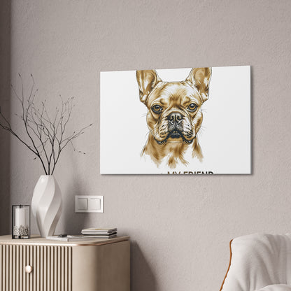 French Bulldog My Friend Canvas Wall Art | Eco Limited