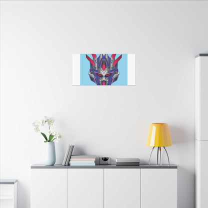 Mecha Warrior Helmet Organic Canvas