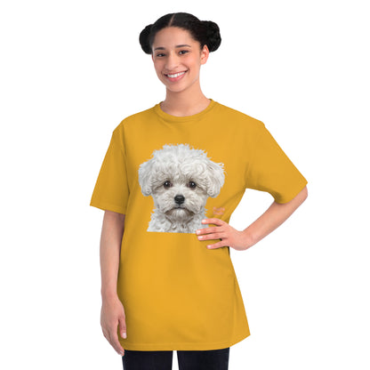 Organic Poodle Portrait T-Shirt | Organic-Limited