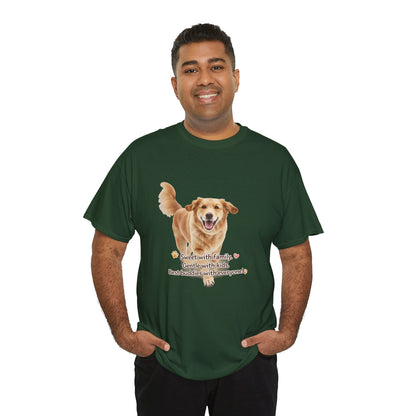 Golden Buddy Character T-Shirt | Eco-Limited