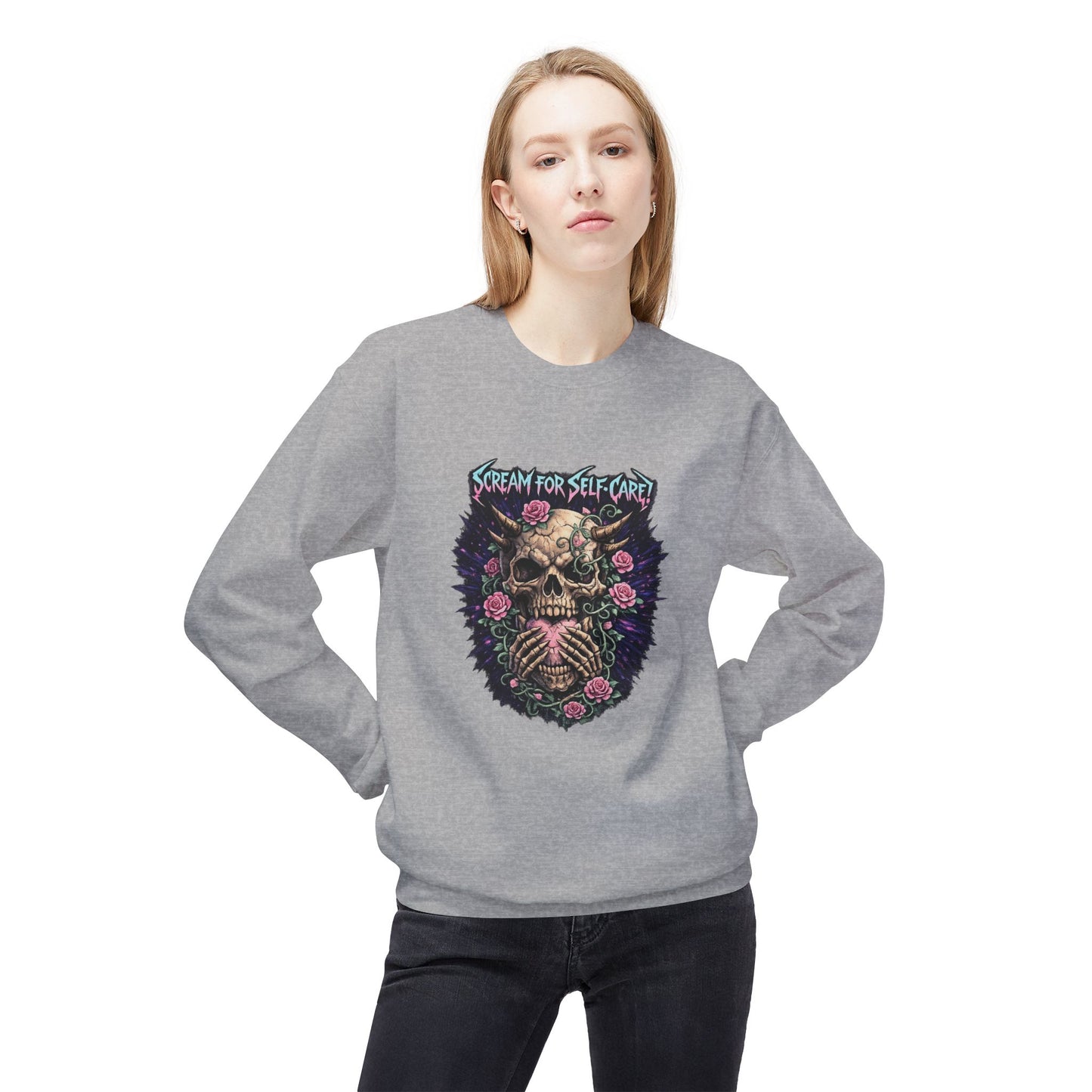 Scream For Self Care Sweatshirt | Eco-Limited