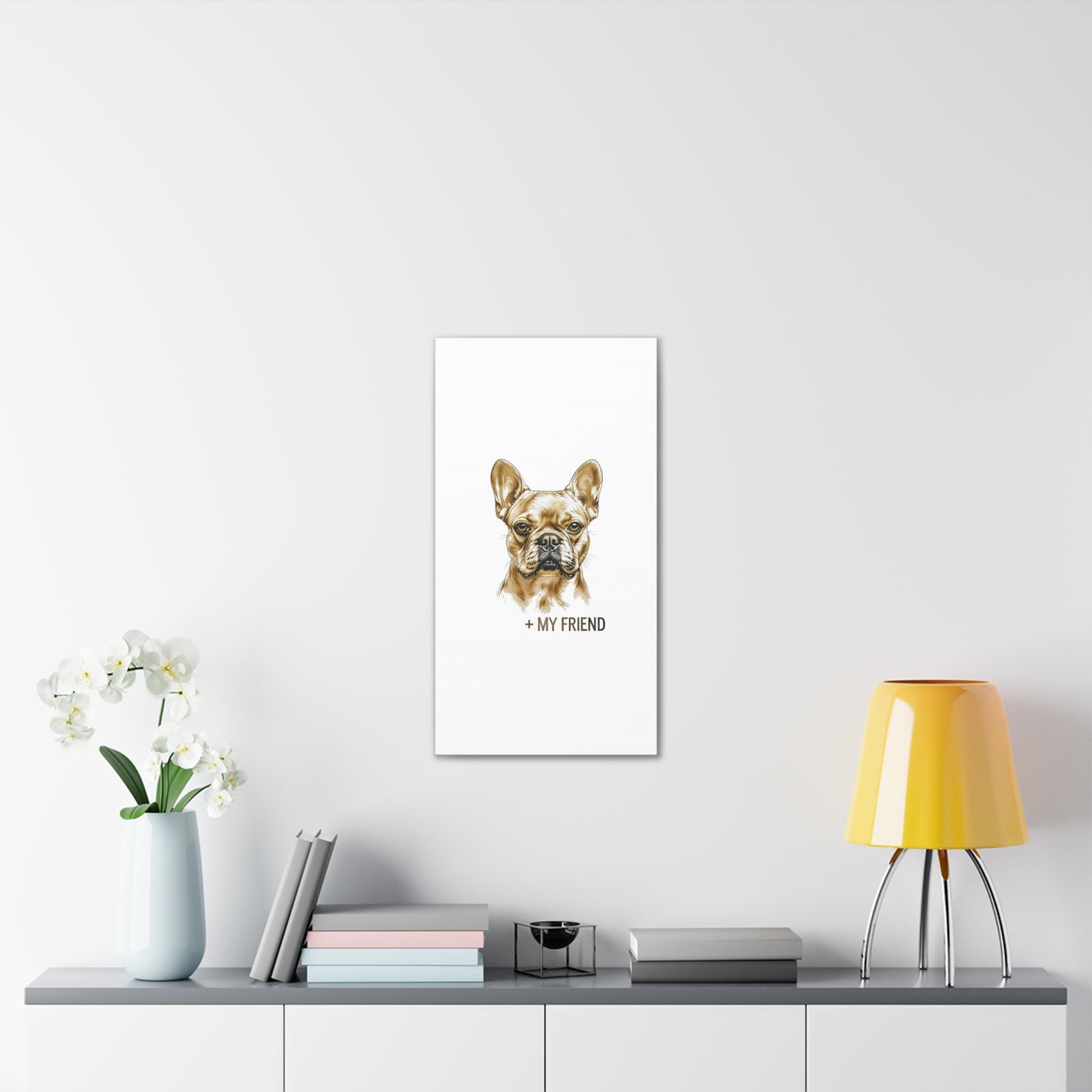 French Bulldog My Friend Canvas Wall Art | Eco Limited