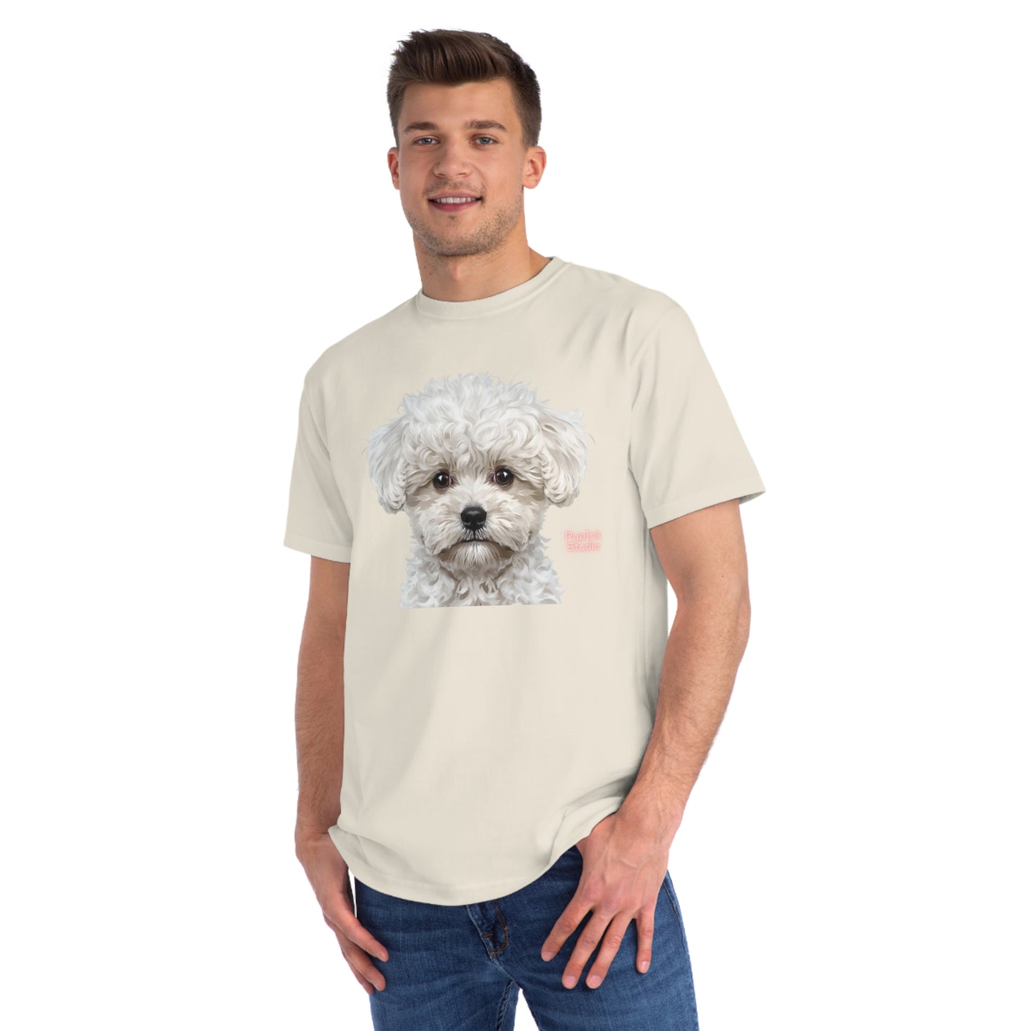 Organic Poodle Portrait T-Shirt | Organic-Limited