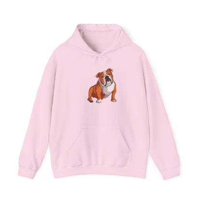 Cute English Bulldog Graphic Hoodie|Eco-Friendly - Limited