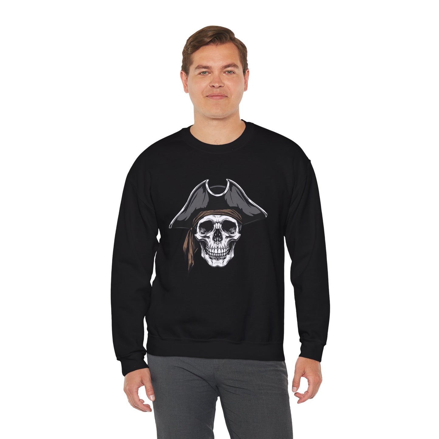 Pirate Skull Graphic Sweatshirt | Eco-Limited