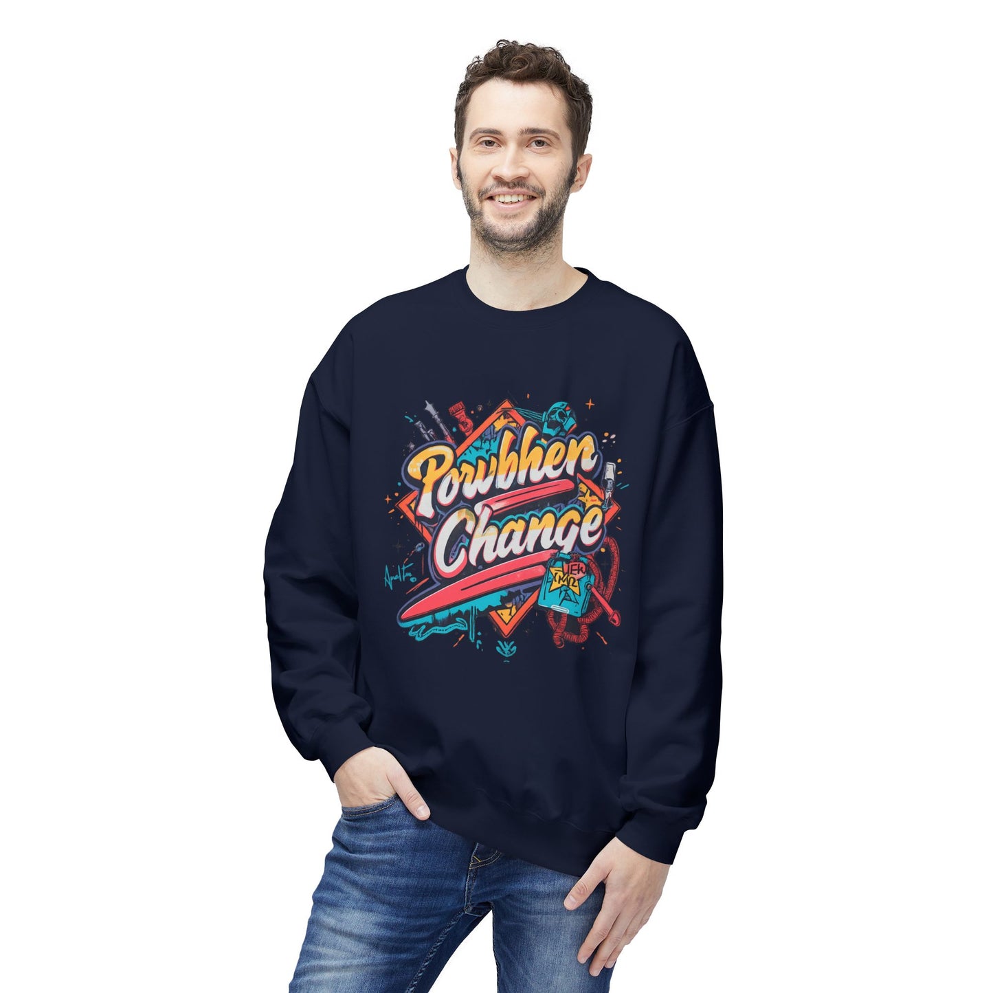 Powerhen Change Graphic Sweater | Eco Limited