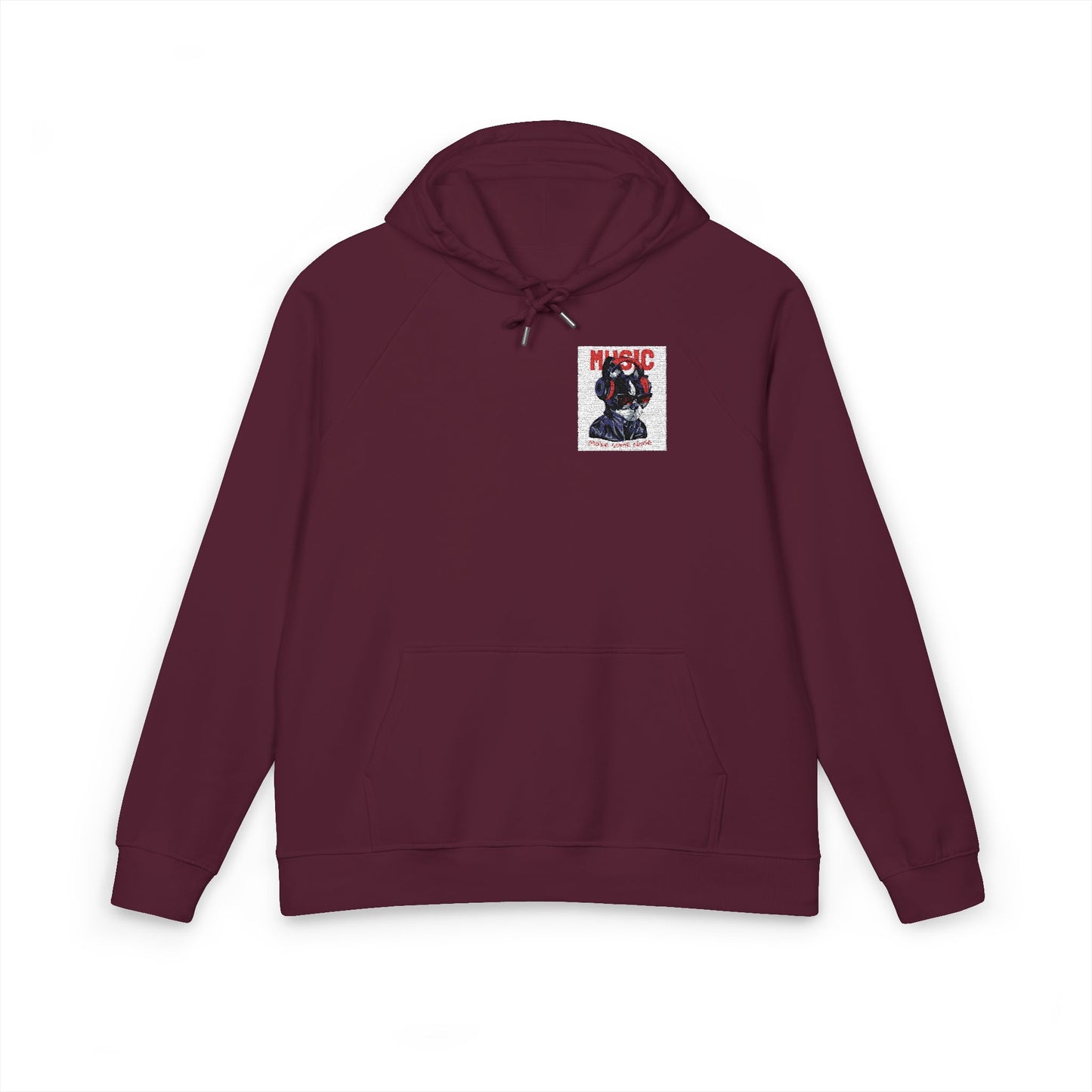 Organic Music Dog Graphic Hoodie | Organic-Limited