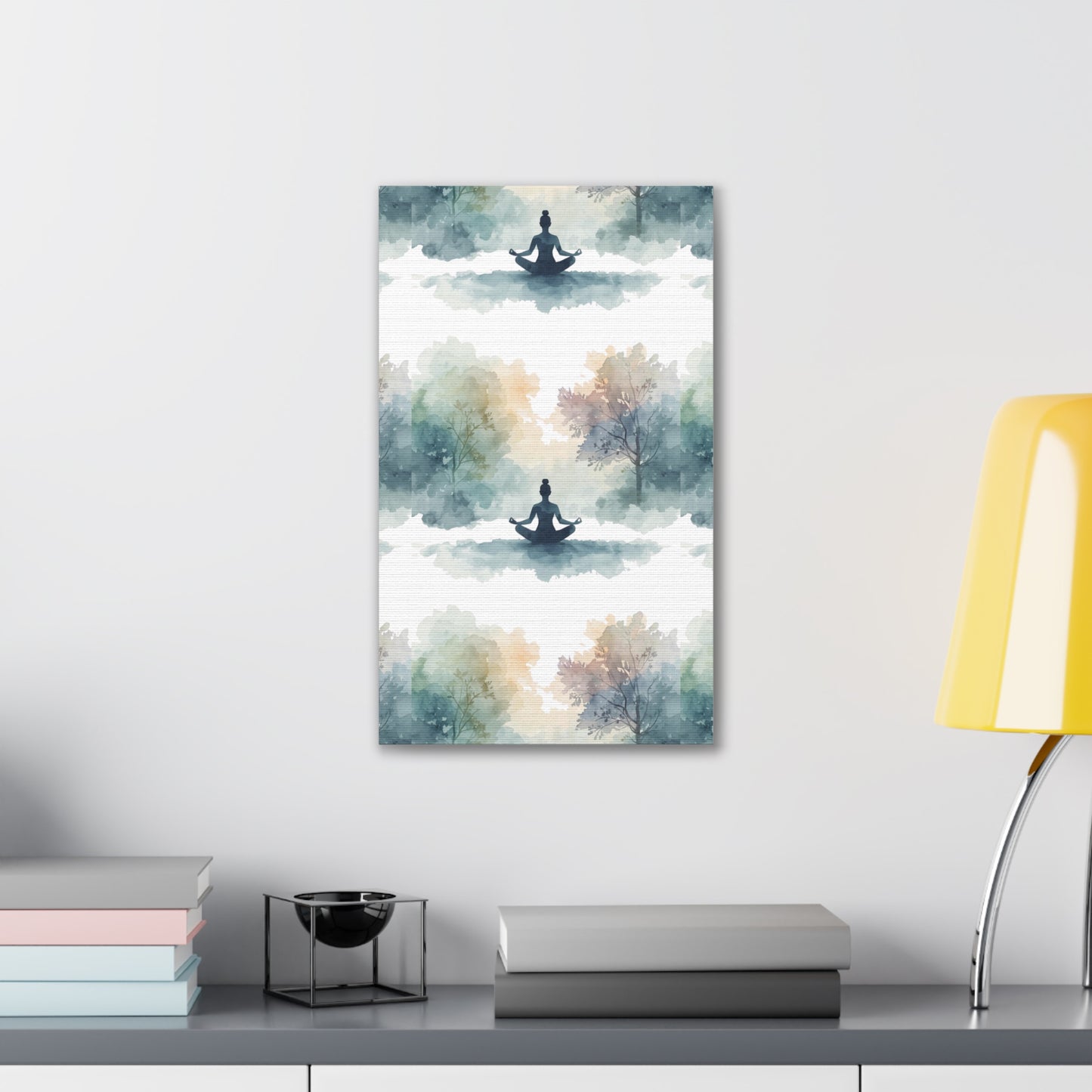 Peace Within Meditation Canvas Wall Art | Eco-Limited