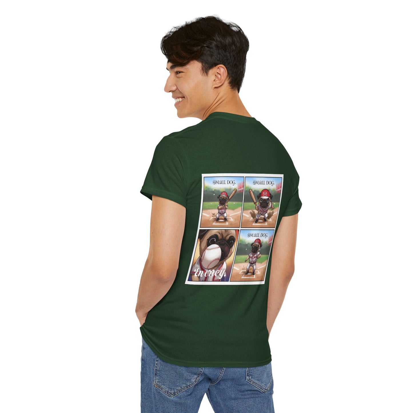 Small Dog Big Energy T-Shirt | Eco-Limited