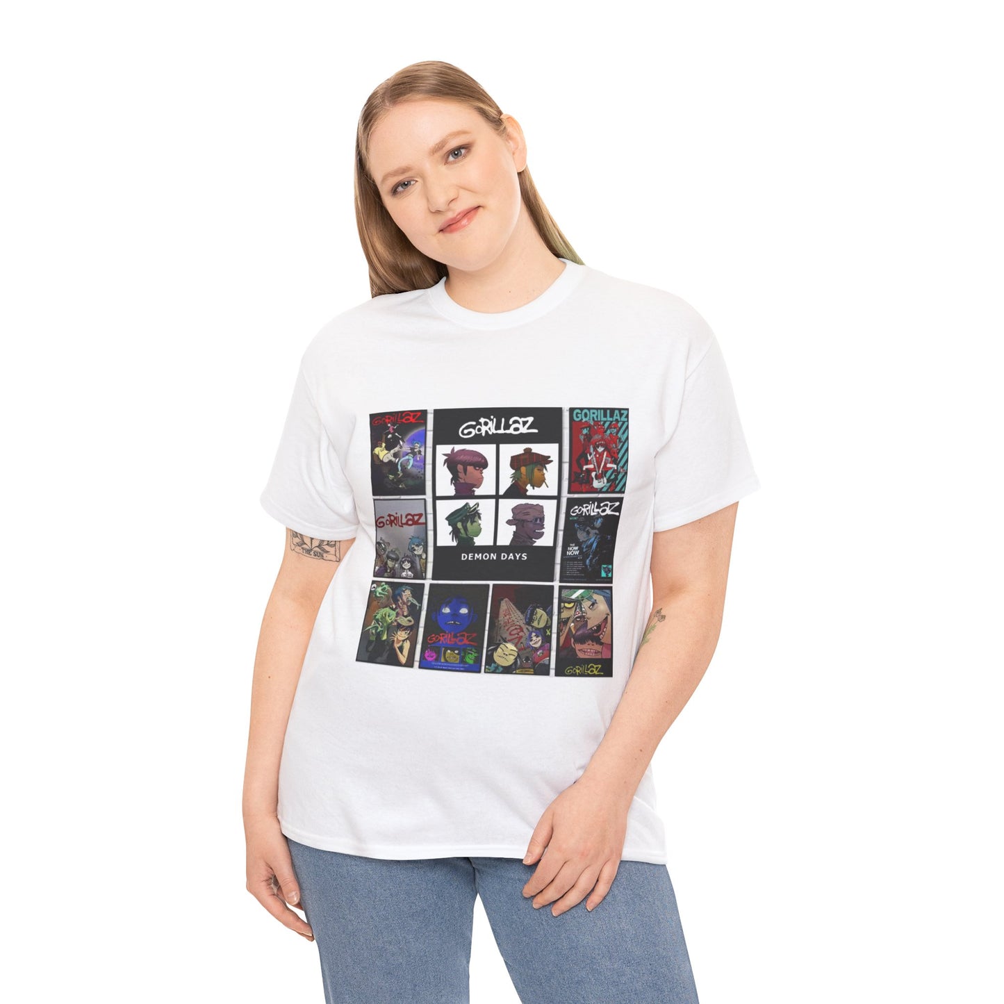 Animated Band Collage Street Art Graphic Tee | Eco-Limited