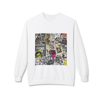 Punk Collage Art Graphic Sweatshirt | Eco-Limited
