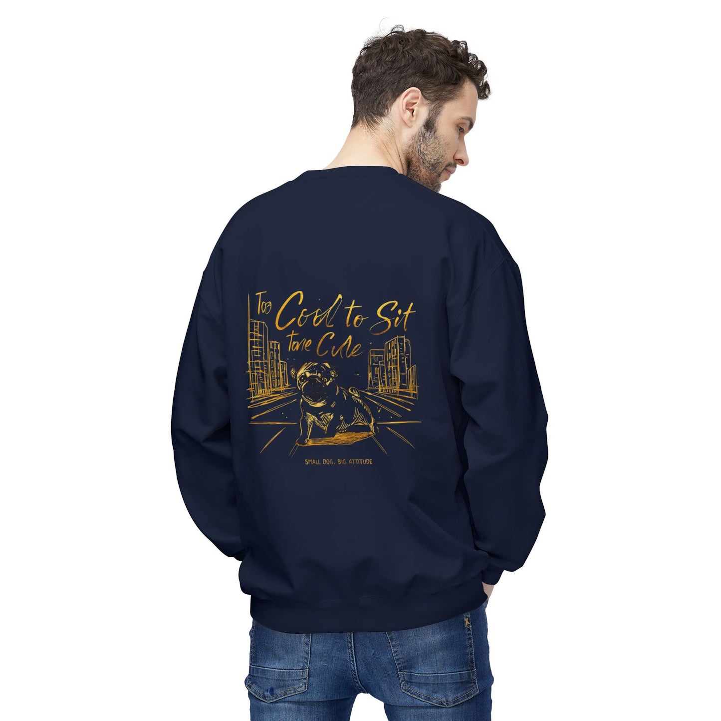 Too Cool To Sit Take a Cue Sweater | Eco-Limited