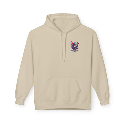 Cyber Robot Emblem Hoodie | Eco-Limited