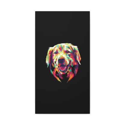 Color Burst Golden Smile Canvas | Eco-Limited