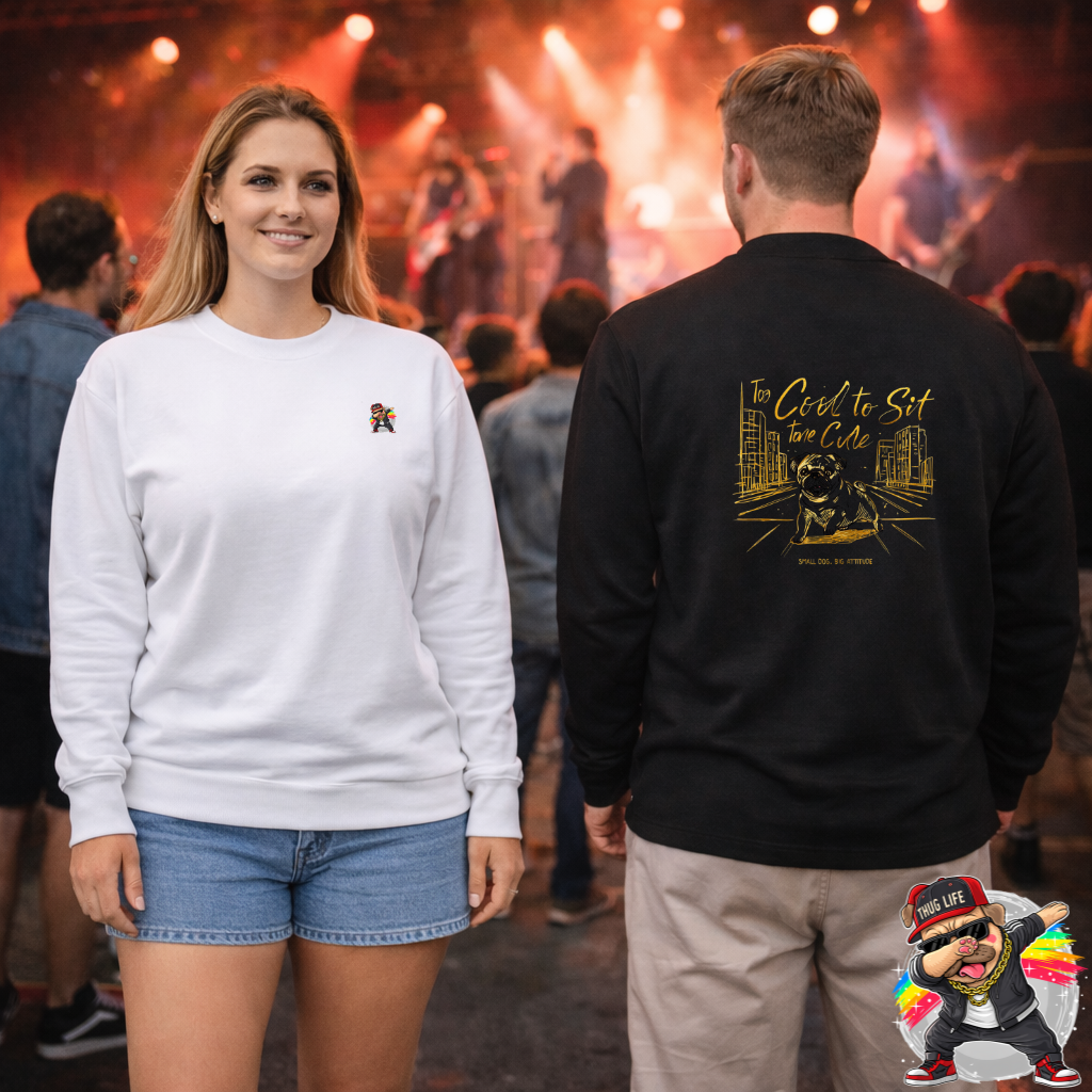 Too Cool To Sit Take a Cue Sweater | Eco-Limited