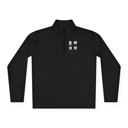 Minimal Dog Icons Zip-Up | Eco-Limited