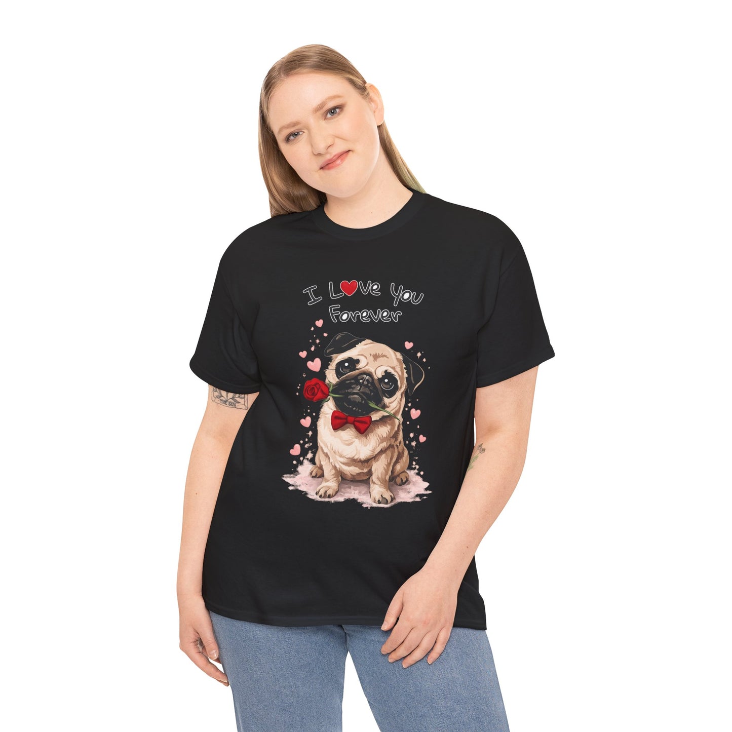 Pug Love Forever T-Shirt | Eco-Limited