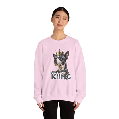 King Dog Crown Art Sweatshirt | Eco-Limited