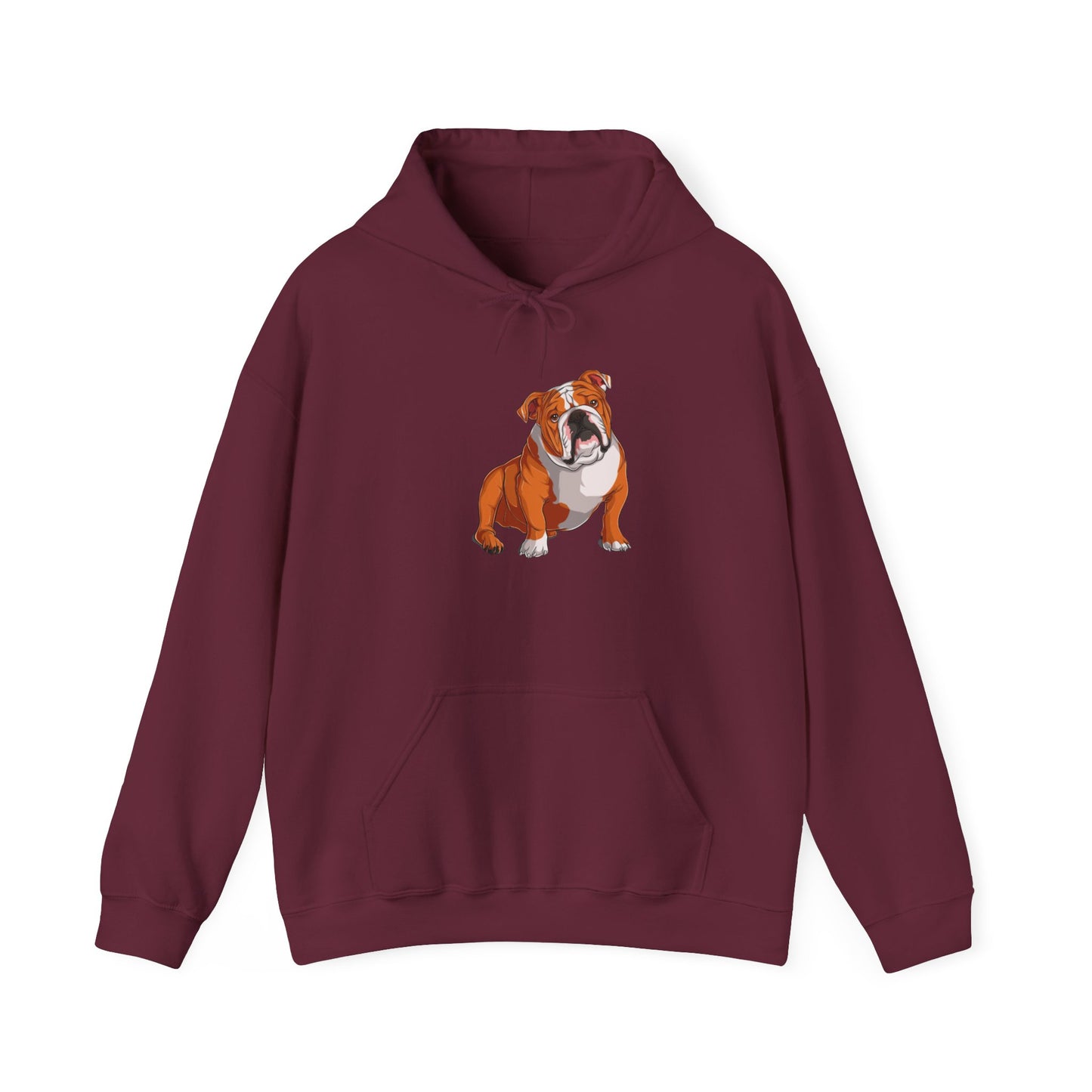 Cute English Bulldog Graphic Hoodie|Eco-Friendly - Limited