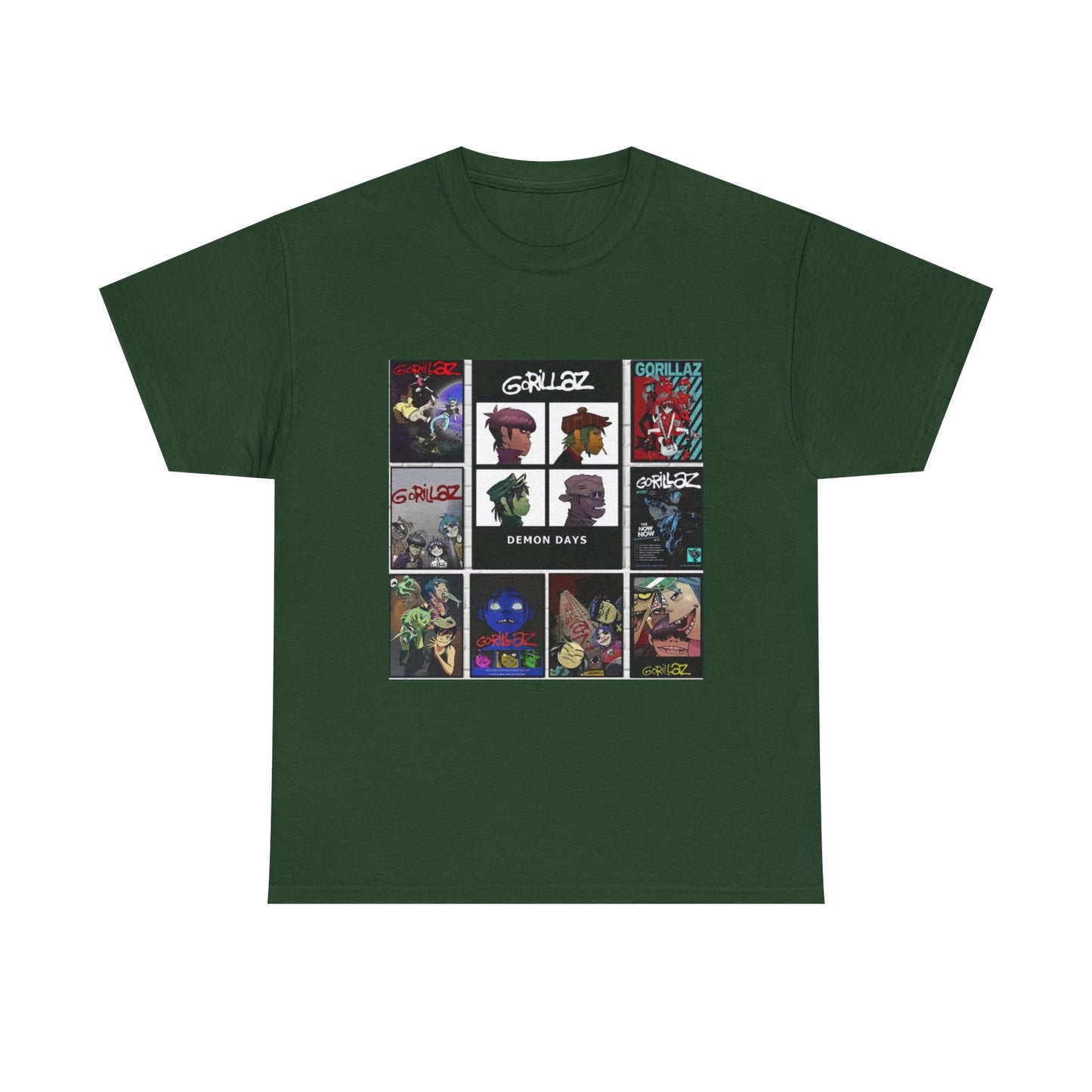 Animated Band Collage Street Art Graphic Tee | Eco-Limited
