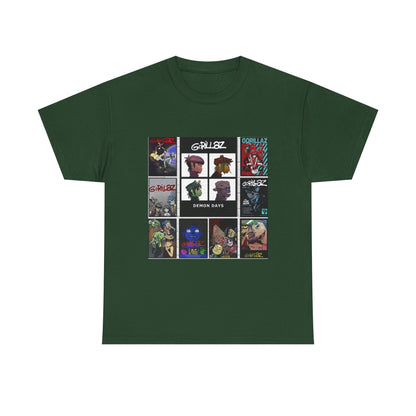 Animated Band Collage Street Art Graphic Tee | Eco-Limited