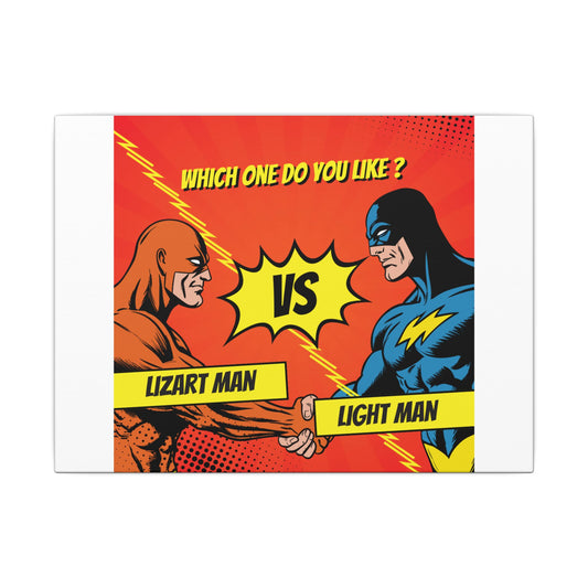 Pop Art Superhero Canvas