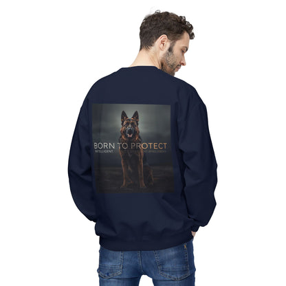 German Shepherd Born To Protect Sweatshirt | Eco-Limited