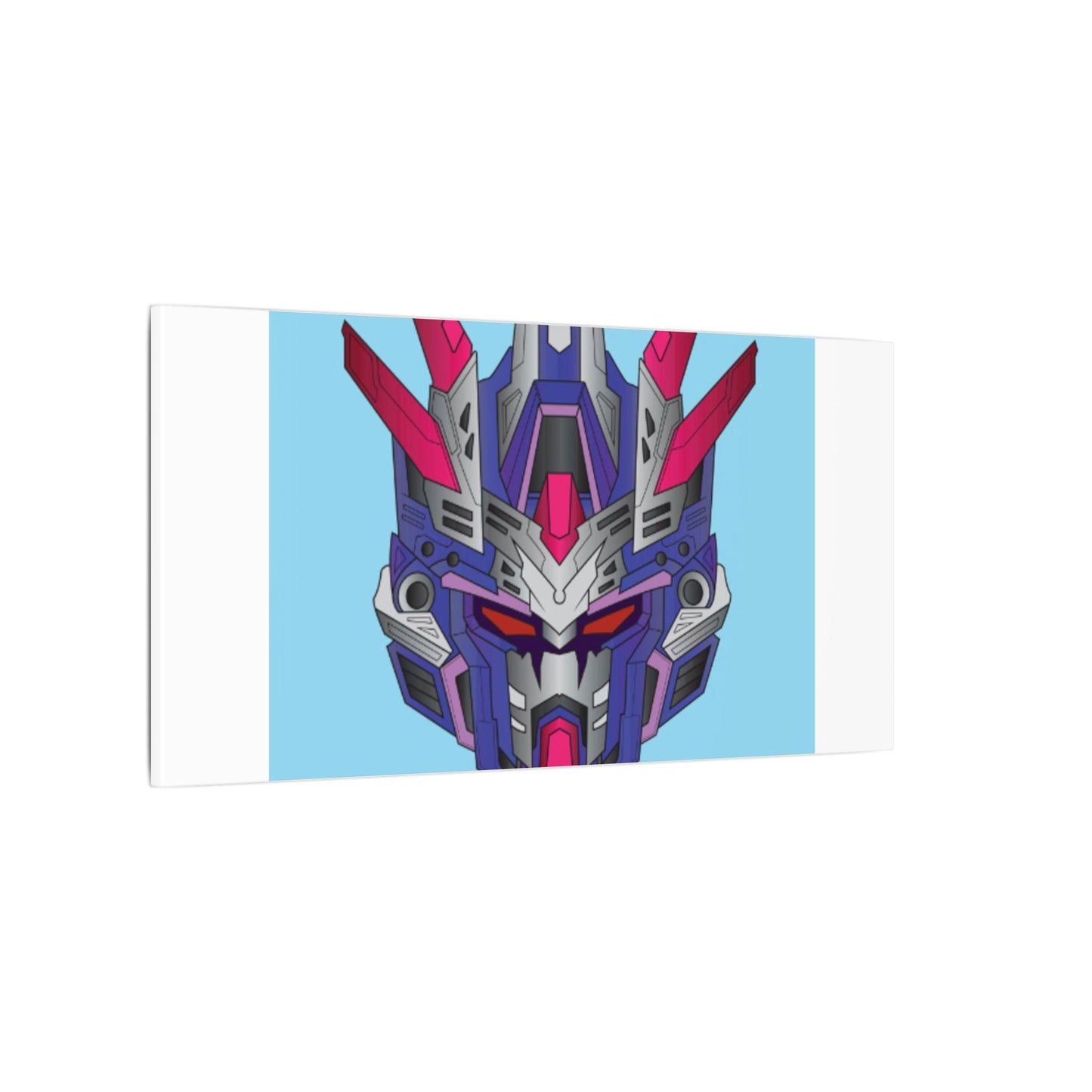 Mecha Warrior Helmet Organic Canvas