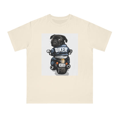 Organic Biker Pug T-Shirt | Organic-Limited
