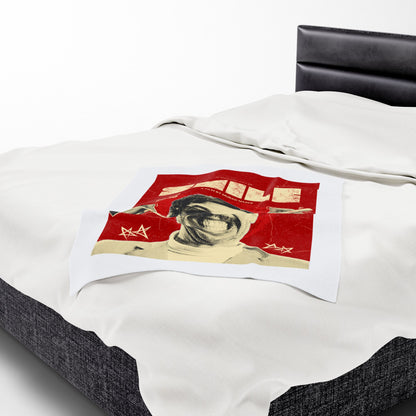 Retro 'SMILE' Movie Plush Blanke
