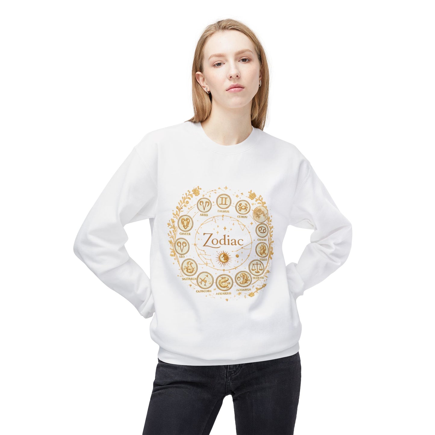 Zodiac Circle Sweatshirt | Eco-Limited