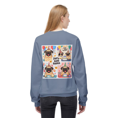 Party Hard Pug Birthday Sweater | Eco-Limited