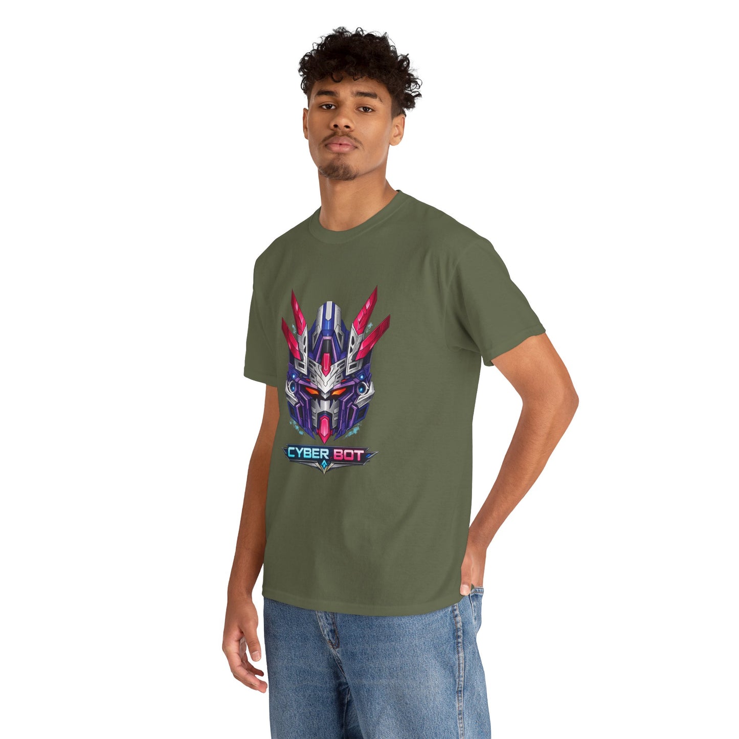 Cyber Bot Graphic T-Shirt | Eco-Limited