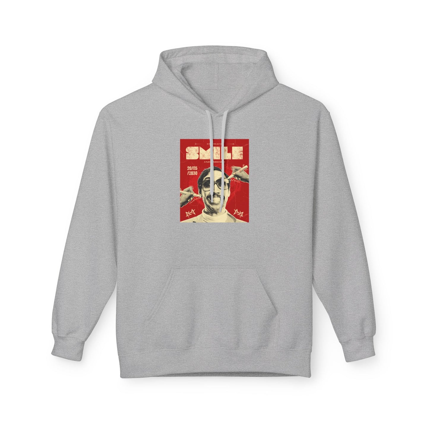 Bold Red Poster Graphic Hoodie | Street Art Edition