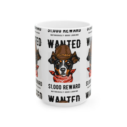 Cowboy Bandana Ceramic Coffee Cup (11oz/15oz)