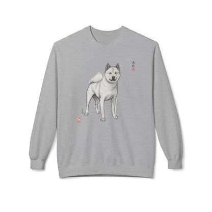 Korean Jindo Ink Illustration Sweatshirt | Eco-Limited