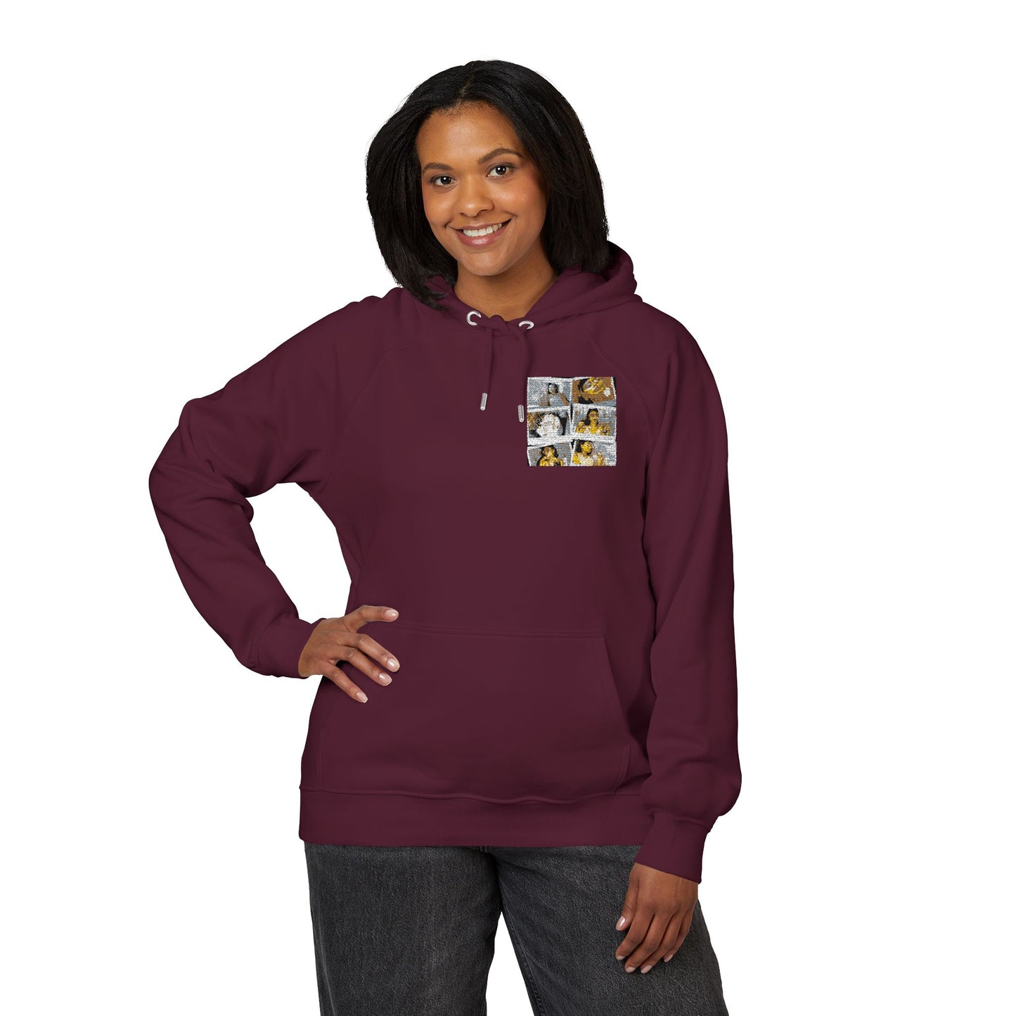 Organic Photo Grid Hoodie | Eco-Limited