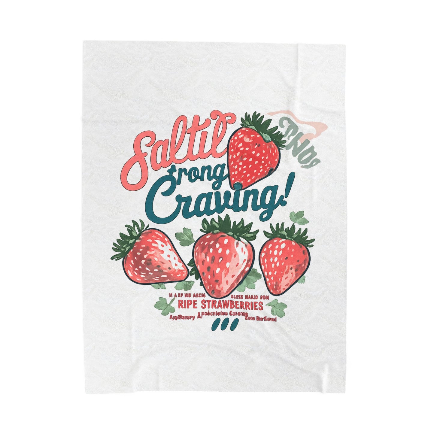 Salty &amp; Strong Strawberry Blanket | Eco-Limited