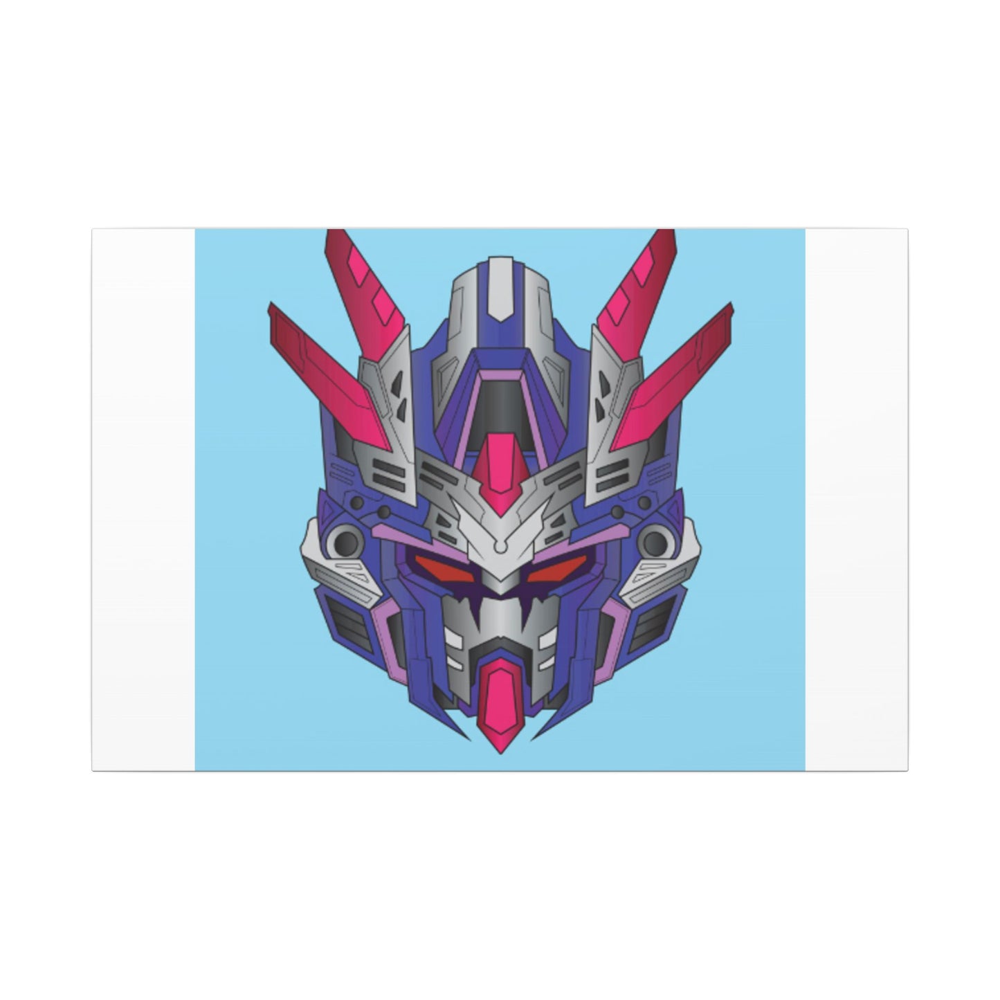 Mecha Warrior Helmet Organic Canvas