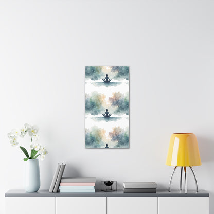 Peace Within Meditation Canvas Wall Art | Eco-Limited