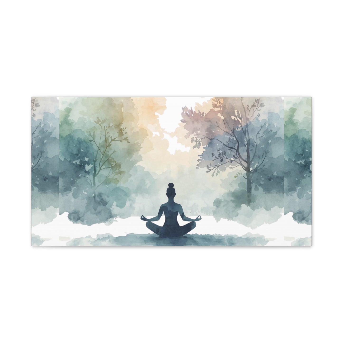 Peace Within Meditation Canvas Wall Art | Eco-Limited