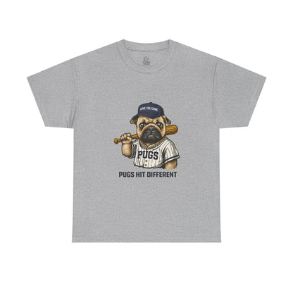 Pugs Hit Different T-Shirt | Eco-Limited