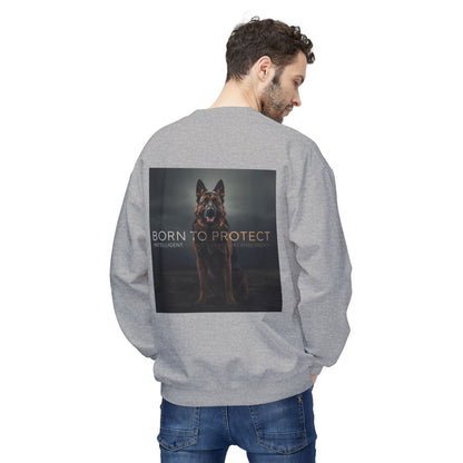 German Shepherd Born To Protect Sweatshirt | Eco-Limited