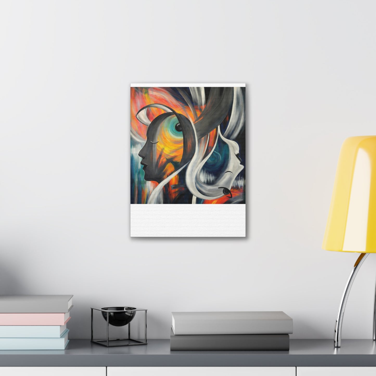 Abstract Expression Portrait Canvas | Eco-Limited