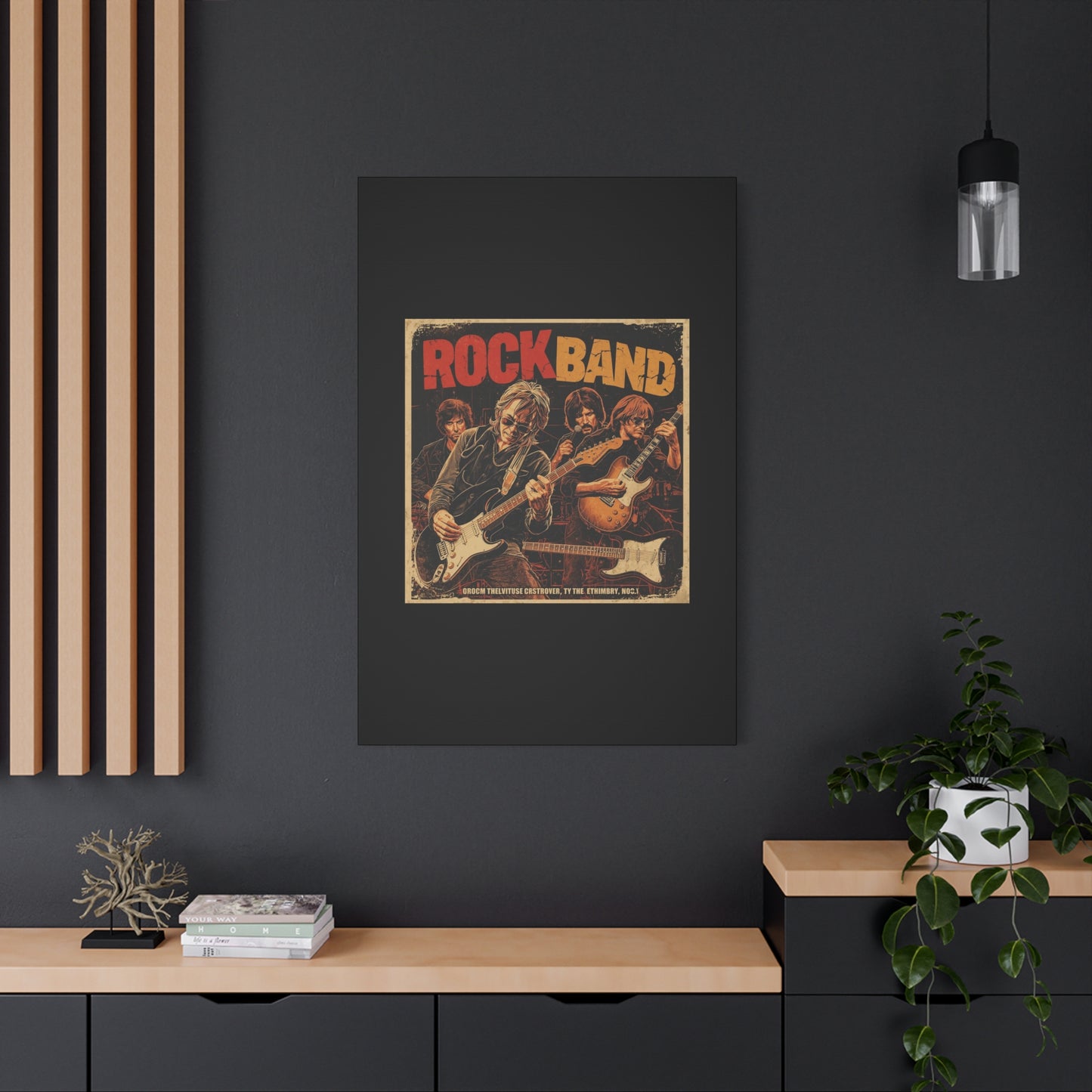 Rock Band Vintage Canvas Wall Art | Eco - Limited