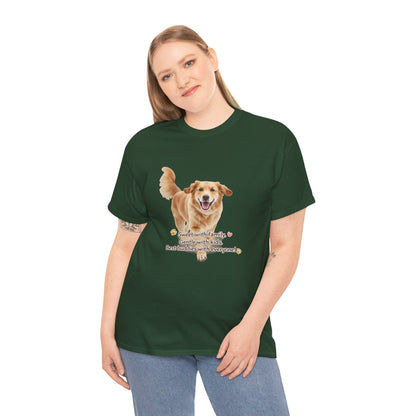 Golden Buddy Character T-Shirt | Eco-Limited