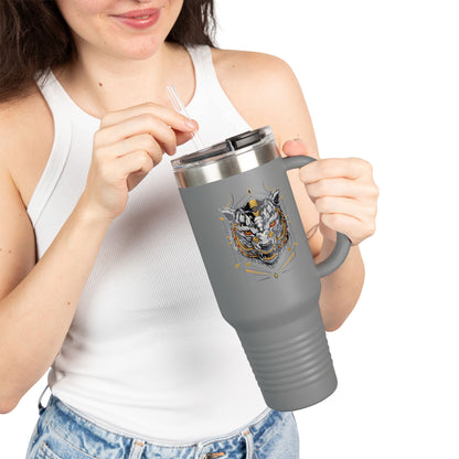 Tiger Emblem Stainless Steel Tumbler | Eco-Limited