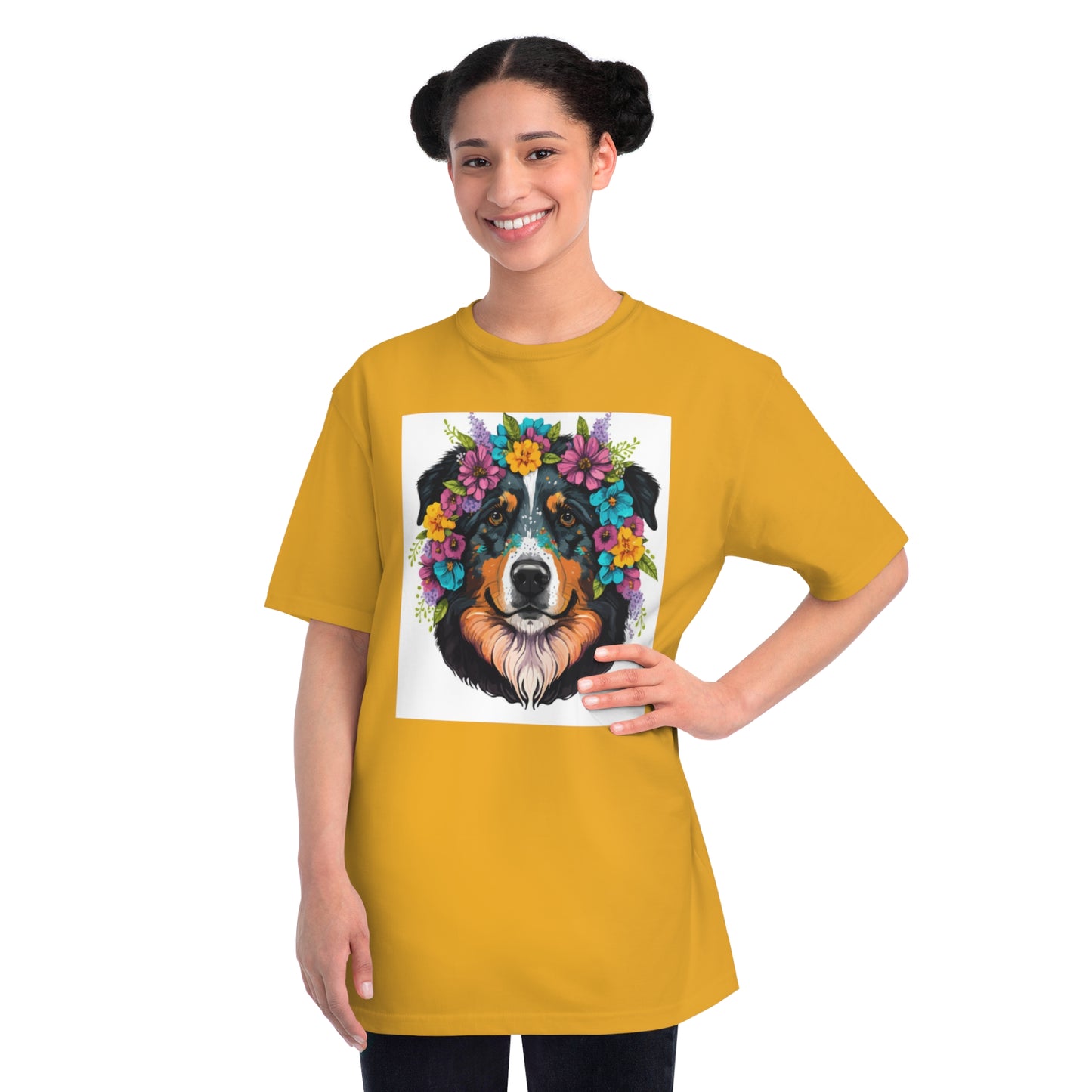 Floral Soul Dog Organic T-Shirt | Organic-Limited