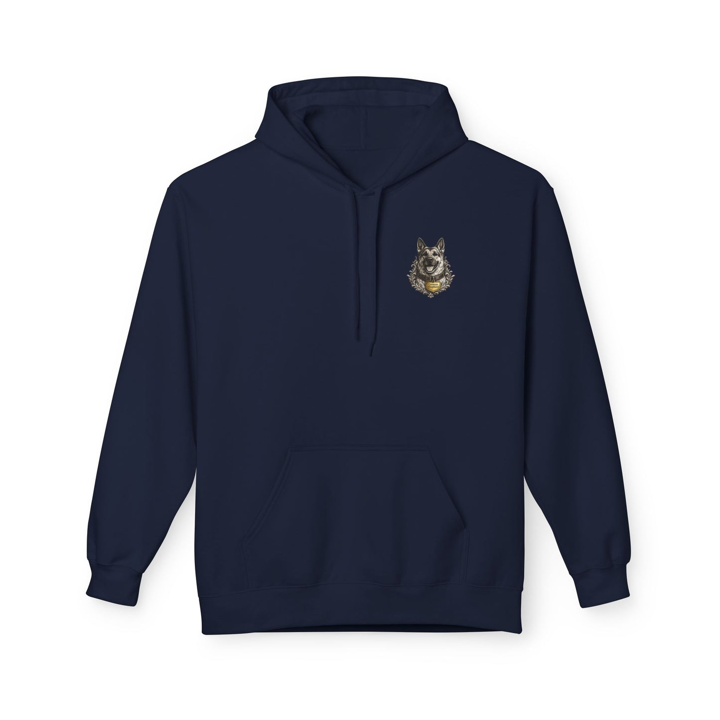German Shepherd Crest Hoodie | Eco-Limited